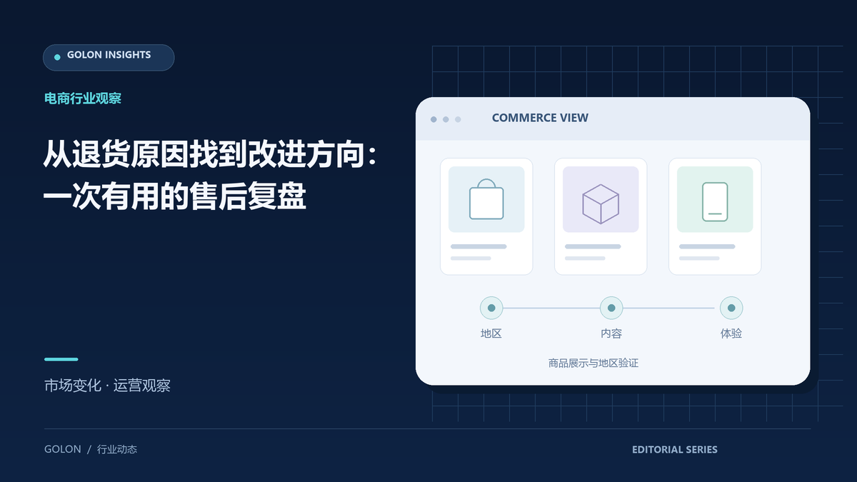 从退货原因找到改进方向:一次有用的售后复盘